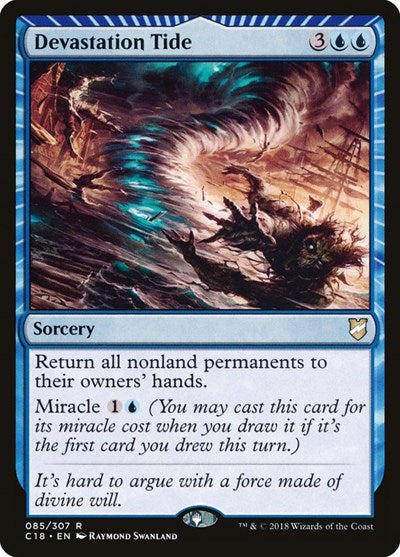 Devastation Tide (C18) #85 Rare (Near Mint) Commander 2018 Magic: The Gathering: 2018