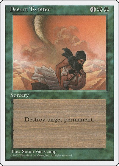 Desert Twister (4ED) #240 Uncommon (Heavily Played) Fourth Edition Magic: The Gathering: 1995