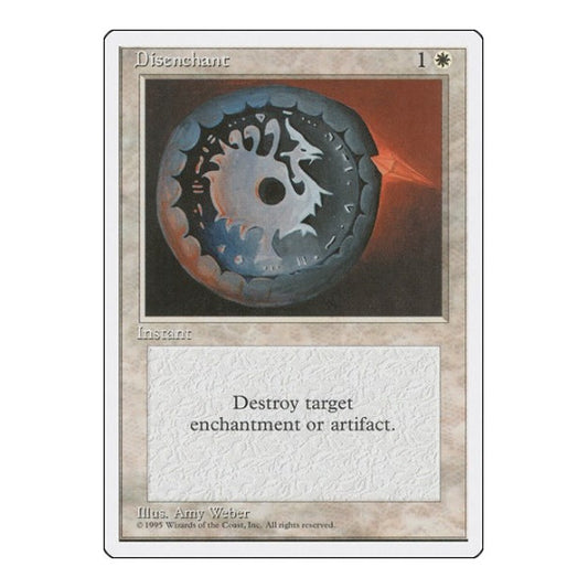 Disenchant (4ED) #22 Common Fourth Edition Magic: The Gathering: 1995