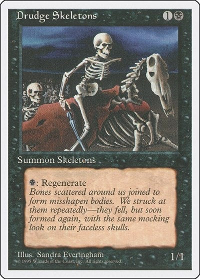Drudge Skeletons (4ED) #133 Common Fourth Edition Magic: The Gathering: 1995