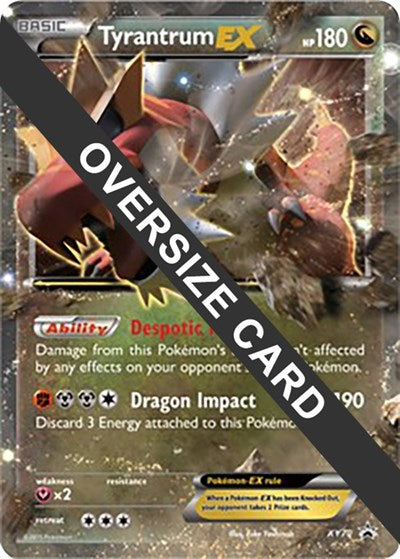 Tyrantrum EX XY70 (PR) #XY70 Promo (Holofoil Moderately Played) Jumbo Cards Pokemon: 2015