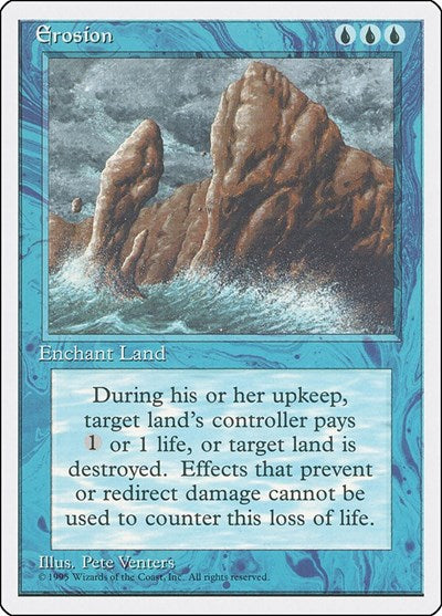 Erosion (4ED) #70 Common (Heavily Played) Fourth Edition Magic: 1995