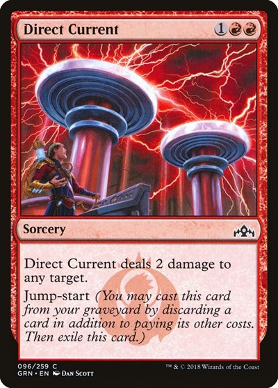 Direct Current (GRN) #96 Common (Lightly Played) Guilds of Ravnica Magic: The Gathering: 2018