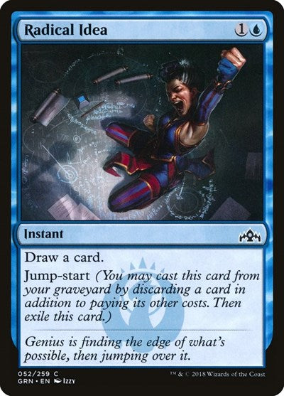 Radical Idea (GRN) #52 Common (Lightly Played) Guilds of Ravnica Magic: The Gathering: 2018