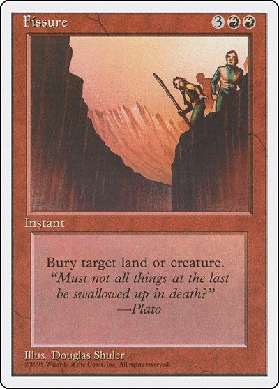 Fissure (4ED) #194 Common Fourth Edition Magic: 1995
