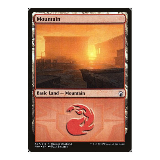 Mountain - Boros (A07) (LARP) #7 Promo (Foil Lightly Played) Launch Party & Release Event Promos Magic: The Gathering: 2026