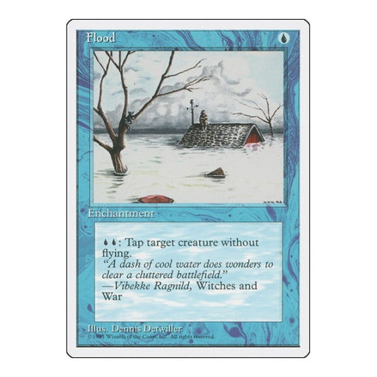 Flood (4ED) #73 Common Fourth Edition Magic: The Gathering: 1995