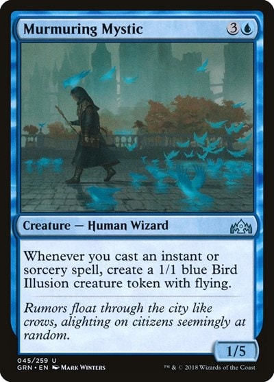 Murmuring Mystic (GRN) #45 Uncommon Guilds of Ravnica Magic: The Gathering: 2018