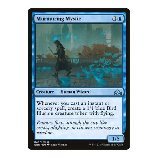 Murmuring Mystic (GRN) #45 Uncommon Guilds of Ravnica Magic: The Gathering: 2018