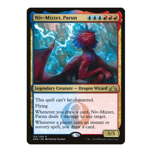 Niv-Mizzet, Parun (GRN) #192 Rare Guilds of Ravnica Magic: The Gathering: 2018