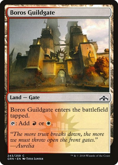 Boros Guildgate 243 (GRN) #243 Common (Lightly Played) Guilds of Ravnica Magic: The Gathering: 2018
