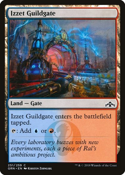 Izzet Guildgate 251 (GRN) #251 Common Guilds of Ravnica Magic: The Gathering: 2018
