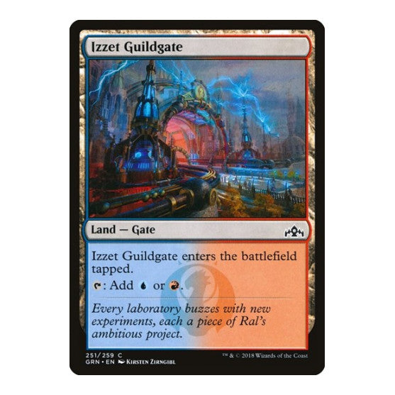 Izzet Guildgate 251 (GRN) #251 Common Guilds of Ravnica Magic: The Gathering: 2018