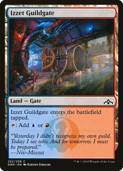 Izzet Guildgate 252 (GRN) #252 Common Guilds of Ravnica Magic: The Gathering: 2018