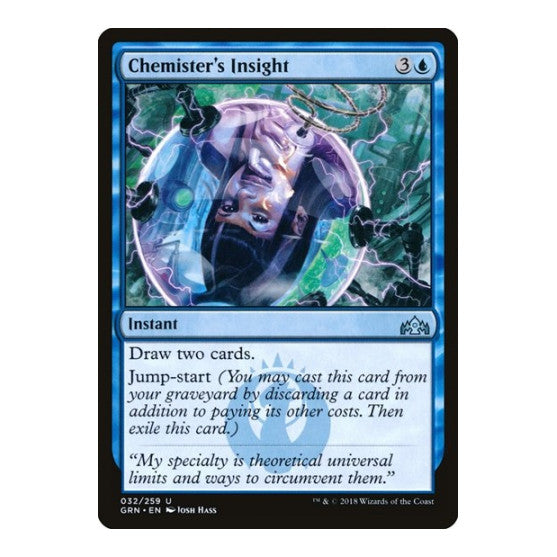 Chemisters Insight (GRN) #32 Uncommon (Lightly Played) Guilds of Ravnica Magic: The Gathering: 2018