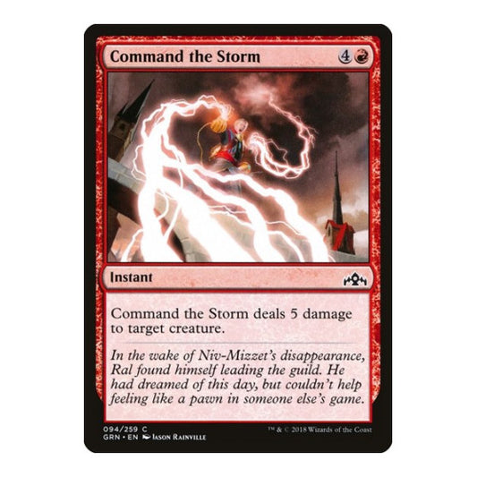 Command the Storm (GRN) #94 Common (Lightly Played) Guilds of Ravnica Magic: The Gathering: 2018
