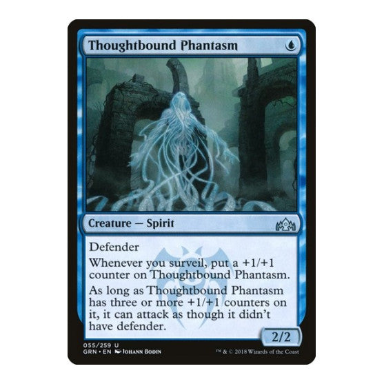 Thoughtbound Phantasm (GRN) #55 Uncommon (Lightly Played) Guilds of Ravnica Magic: The Gathering: 2018
