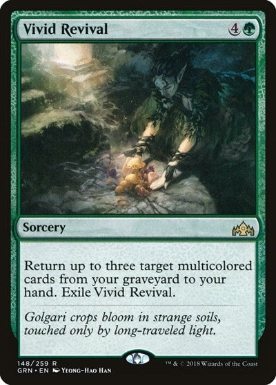 Vivid Revival (GRN) #148 Rare (Lightly Played) Guilds of Ravnica Magic: The Gathering: 2018