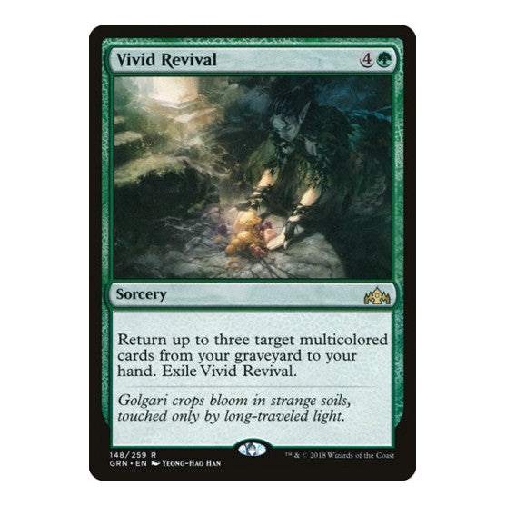 Vivid Revival (GRN) #148 Rare (Lightly Played) Guilds of Ravnica Magic: The Gathering: 2018