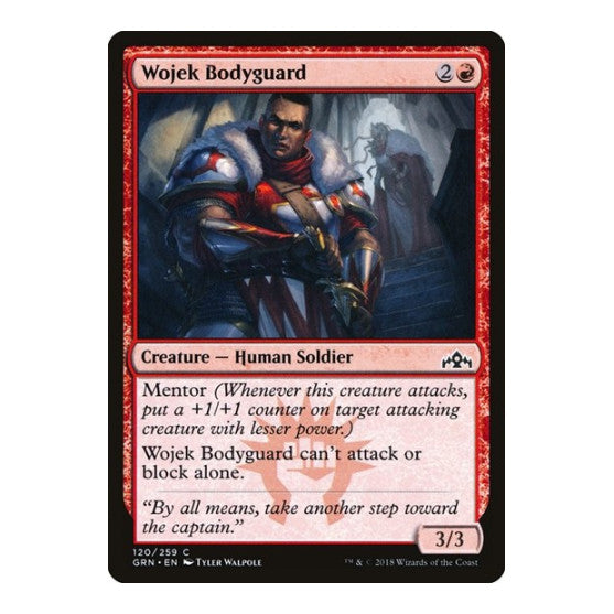 Wojek Bodyguard (GRN) #120 Common (Lightly Played) Guilds of Ravnica Magic: The Gathering: 2018