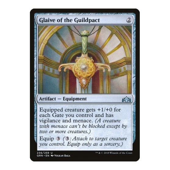 Glaive of the Guildpact (GRN) #236 Uncommon (Lightly Played) Guilds of Ravnica Magic: The Gathering: 2018