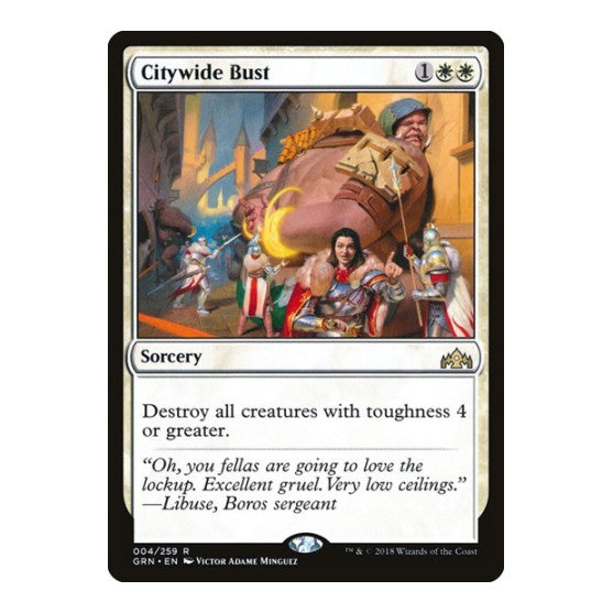 Citywide Bust (GRN) #4 Rare Guilds of Ravnica Magic: The Gathering: 2018