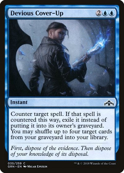 Devious Cover Up (GRN) #35 Common Guilds of Ravnica Magic: The Gathering: 2018