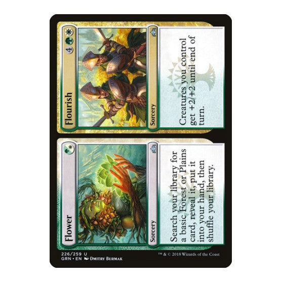 Flower Flourish (GRN) #226 Uncommon (Lightly Played) Guilds of Ravnica Magic: The Gathering: 2018