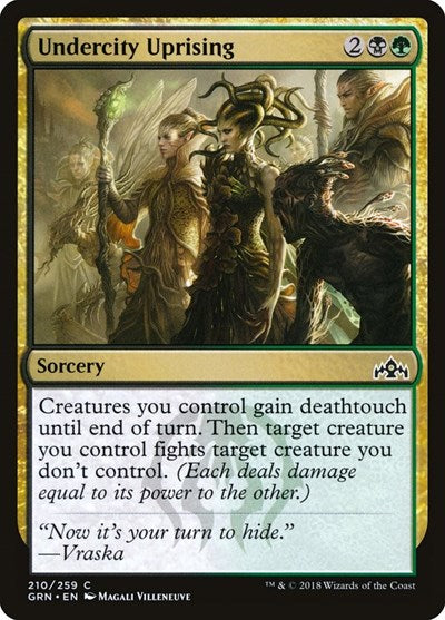 Undercity Uprising (GRN) #210 Common (Lightly Played) Guilds of Ravnica Magic: The Gathering: 2018