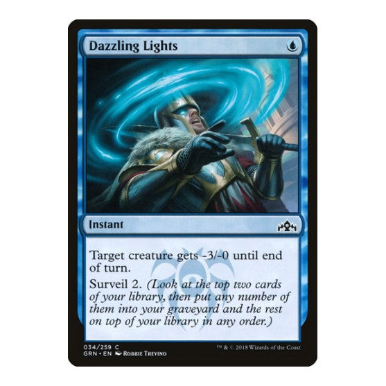 Dazzling Lights (GRN) #34 Common (Lightly Played) Guilds of Ravnica Magic: The Gathering: 2018