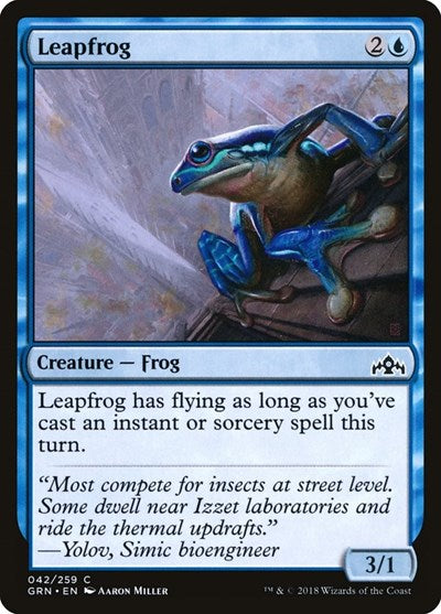 Leapfrog (GRN) #42 Common (Lightly Played) Guilds of Ravnica Magic: 2018