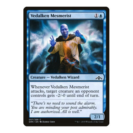Vedalken Mesmerist (GRN) #57 Common (Lightly Played) Guilds of Ravnica Magic: The Gathering: 2018