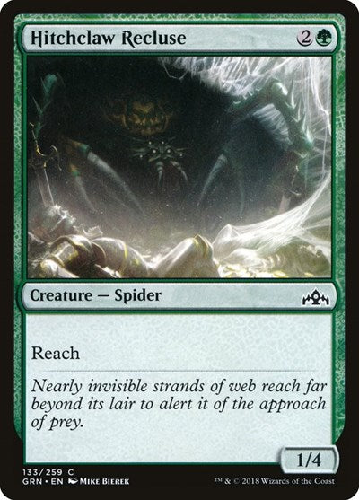 Hitchclaw Recluse (GRN) #133 Common (Lightly Played) Guilds of Ravnica Magic: 2018