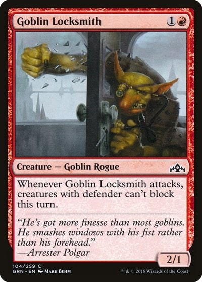 Goblin Locksmith (GRN) #104 Common (Lightly Played) Guilds of Ravnica Magic: The Gathering: 2018