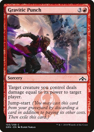 Gravitic Punch (GRN) #105 Common (Moderately Played) Guilds of Ravnica Magic: The Gathering: 2018
