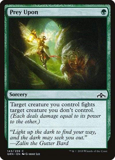 Prey Upon (GRN) #143 Common (Lightly Played) Guilds of Ravnica Magic: The Gathering: 2018