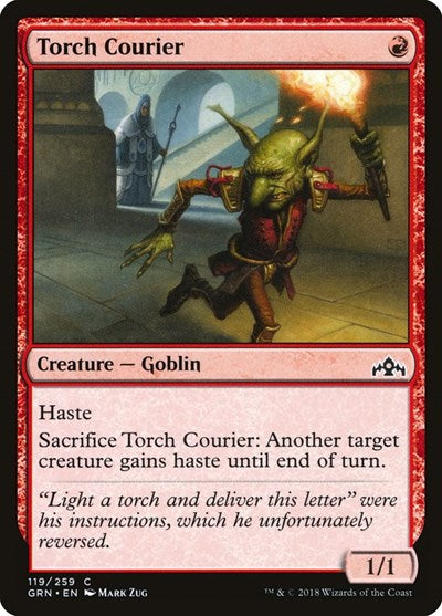 Torch Courier (GRN) #119 Common (Lightly Played) Guilds of Ravnica Magic: The Gathering: 2018