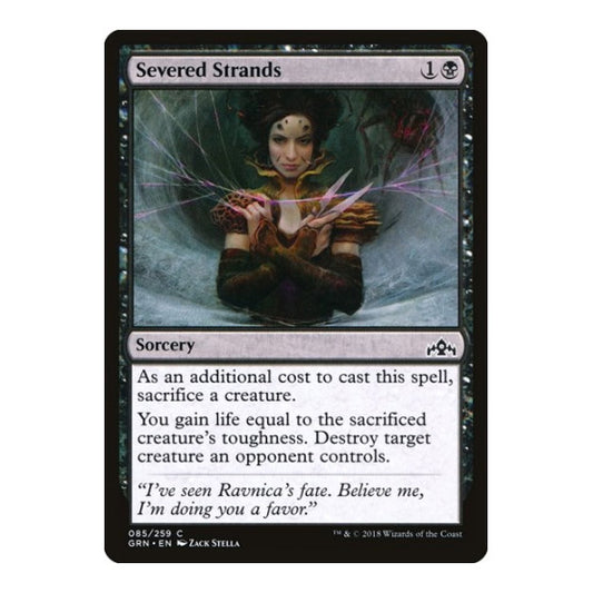 Severed Strands (GRN) #85 Common (Lightly Played) Guilds of Ravnica Magic: The Gathering: 2018