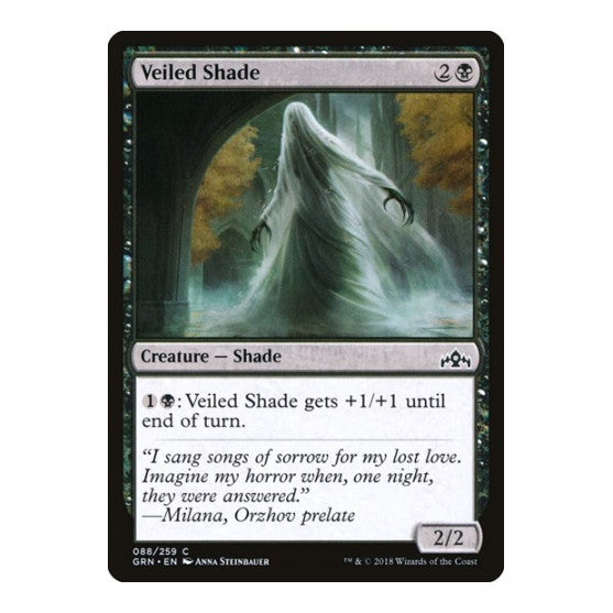 Veiled Shade (GRN) #88 Common (Lightly Played) Guilds of Ravnica Magic: The Gathering: 2018