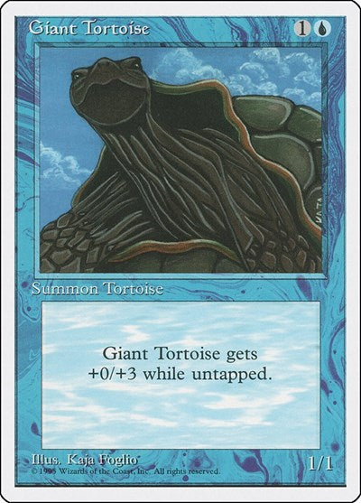 Giant Tortoise (4ED) #76 Common Fourth Edition Magic: The Gathering: 1995