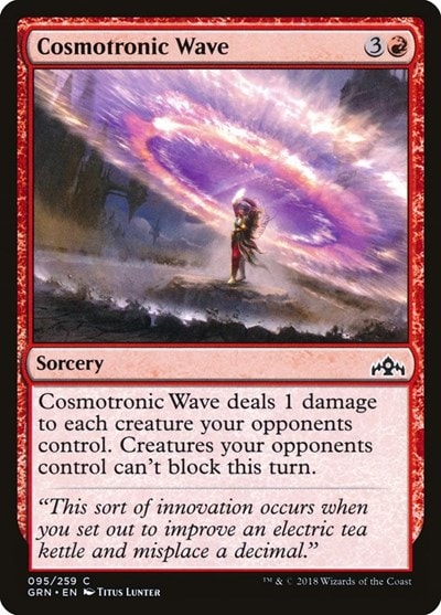 Cosmotronic Wave (GRN) #95 Common (Lightly Played) Guilds of Ravnica Magic: The Gathering: 2018