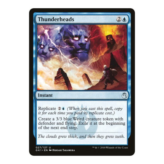 Thunderheads (GR1) #27 Uncommon (Lightly Played) Guilds of Ravnica: Guild Kits Magic: The Gathering: 2018