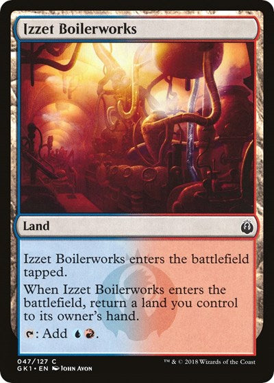 Izzet Boilerworks (GR1) #47 Common (Lightly Played) Guilds of Ravnica: Guild Kits Magic: The Gathering: 2018