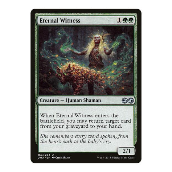 Eternal Witness (UMA) #163 Uncommon (Lightly Played) Ultimate Masters Magic: The Gathering: 2018