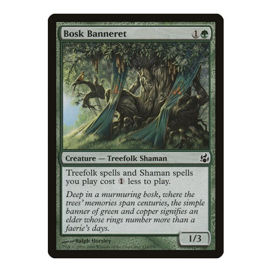 Bosk Banneret (MOR) #114 Common (Moderately Played) Morningtide Magic: The Gathering: 2008