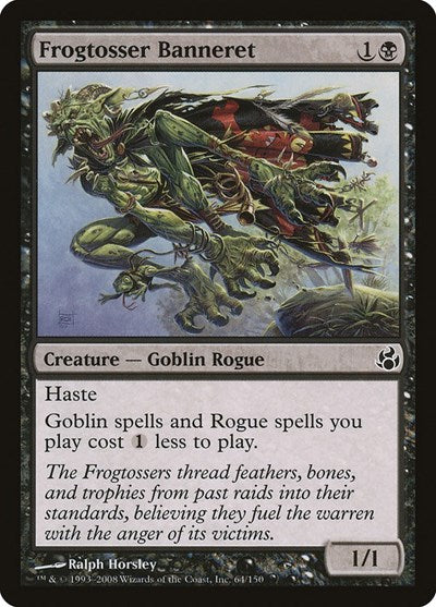 Frogtosser Banneret (MOR) #64 Common (Moderately Played) Morningtide Magic: The Gathering: 2008