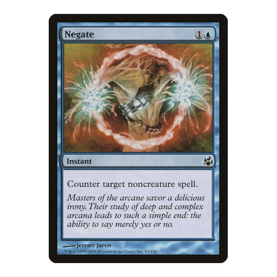 Negate (MOR) #43 Common (Foil Near Mint) Morningtide Magic: The Gathering: 2008
