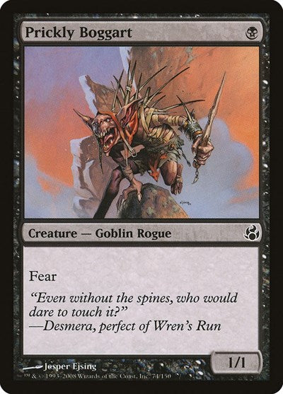 Prickly Boggart (MOR) #74 Common (Lightly Played) Morningtide Magic: The Gathering: 2008