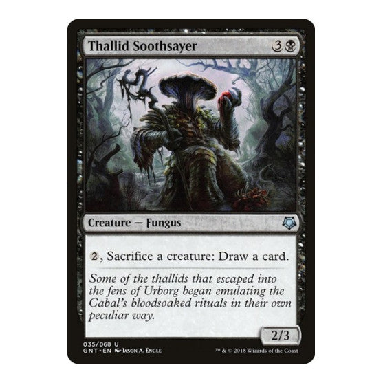 Thallid Soothsayer (GNT) #35 Uncommon (Lightly Played) Magic Game Night Magic: The Gathering: 2018
