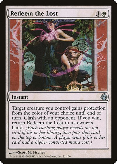 Redeem the Lost (MOR) #21 Uncommon (Moderately Played) Morningtide Magic: The Gathering: 2008